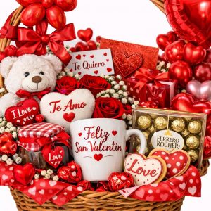 Cesta Deluxe San Valentín